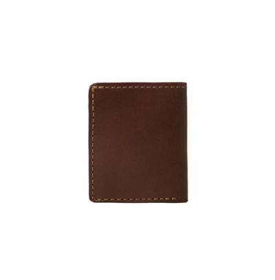 Shop The Dust Company Leather Wallet In Dark Brown