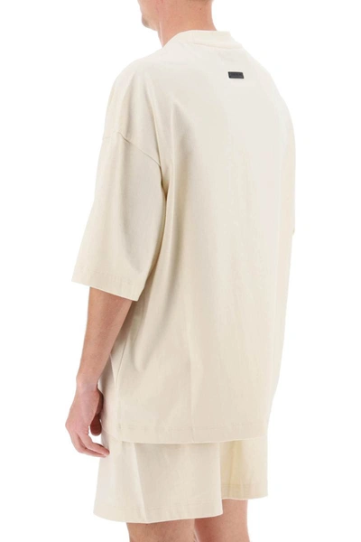 Shop Fear Of God The Lounge T-shirt In Beige