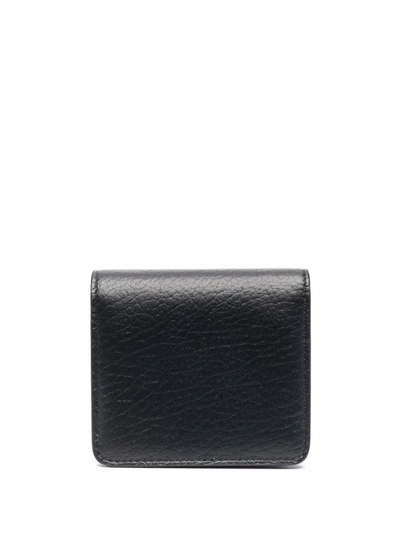 Shop Maison Margiela Wallet Clip 3 With Zipper Accessories In Black