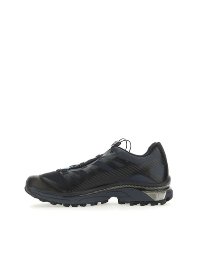 Shop Salomon Sneakers In Black/ebony/silver Metallic X