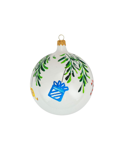 Vietri Nutcrackers Blue Nutcracker Ornament In Multi