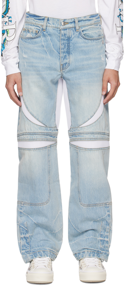 Shop Amiri Blue Mx-3 Jeans In Perfect Indigo