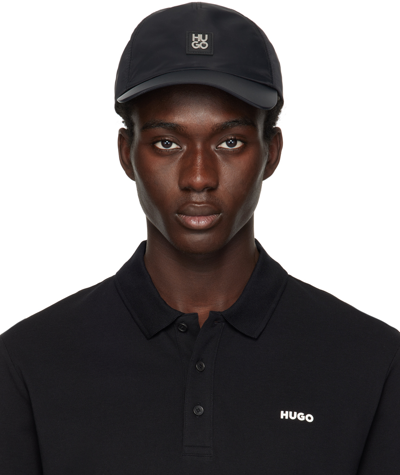 Shop Hugo Black Jude Cap In Black 001