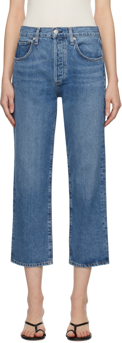Shop Citizens Of Humanity Blue Emery Jeans In Siesta (md Indigo)