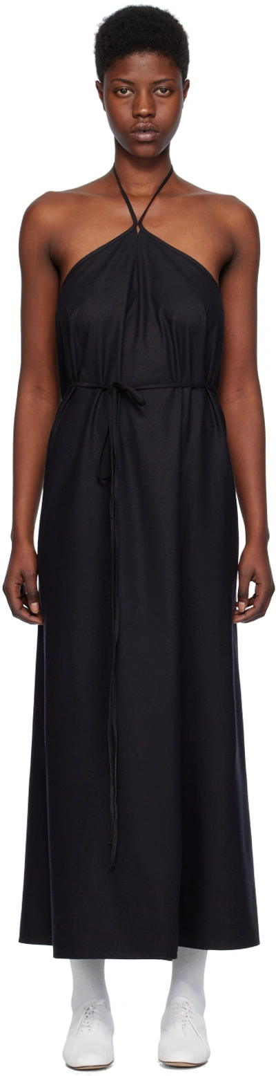 Shop Baserange Black Ligo Maxi Dress