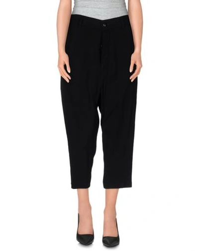 Rick Owens Cropped Pants & Culottes In Black
