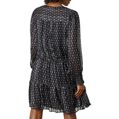 Shop Velvet By Graham & Spencer Womens Sheer Short Mini Dress In Black