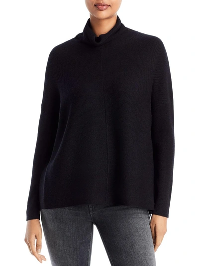 Shop Cupio Womens Mock Neck Knit Pullover Sweater In Black