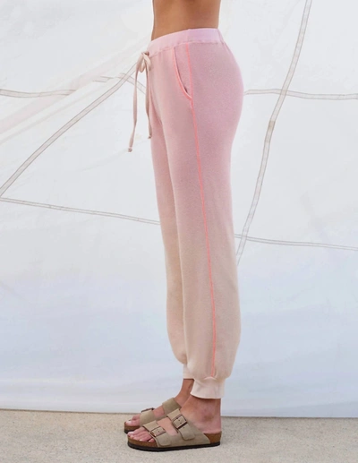 Shop Sundry Ombre Thermal Jogger In Parchment/peach In Pink