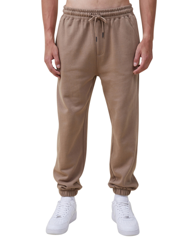 Shop Cotton On Men's Loose Fit Track Pants In Taupe