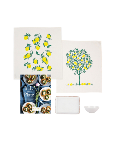 Shop Vietri Italy On A Plate Collector's Gift Set In Multi
