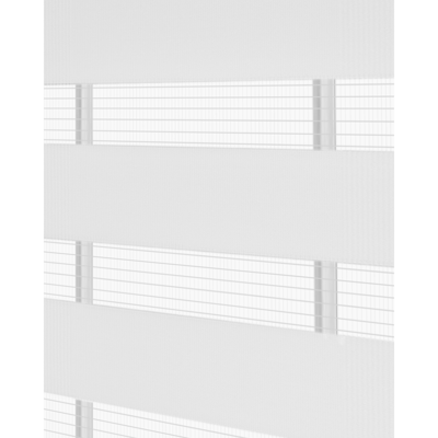 Achim Celestial Sheer Cordless Double Layered Window Shade, 27" X 72" In Grey