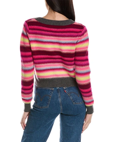 Shop Brodie Cashmere Matilda Cashmere Cardigan In Pink