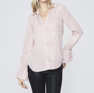 Shop Paige Abriana Shirt In Blush In Pink