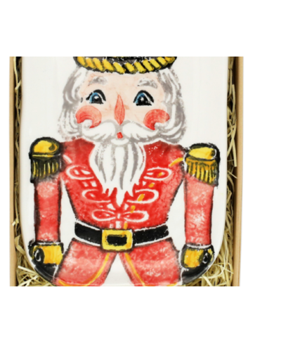 Vietri Nutcrackers Narrow Rectangular Tray In Multi