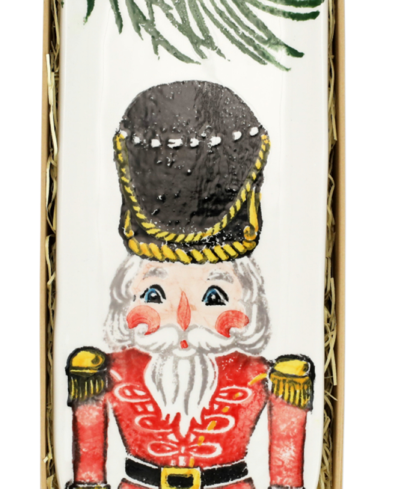 Vietri Nutcrackers Narrow Rectangular Tray In Multi