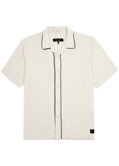 Shop Rag & Bone Avery Terry Shirt In White