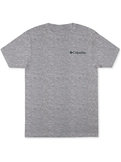 Shop Columbia Sportswear Rufus Mens Logo Graphic T-shirt In Grey