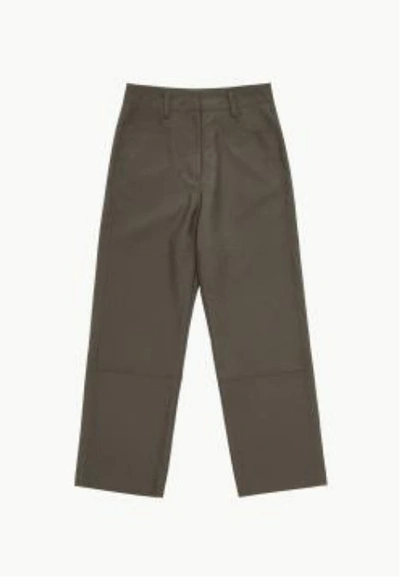 Shop Amomento Women Work Pants In Brown