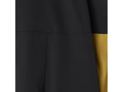 Shop Asics X Kiko Kostadinov Novalis Unisex Liatrisory Bomber Jacket In Obsidian Black/medallion Yellow