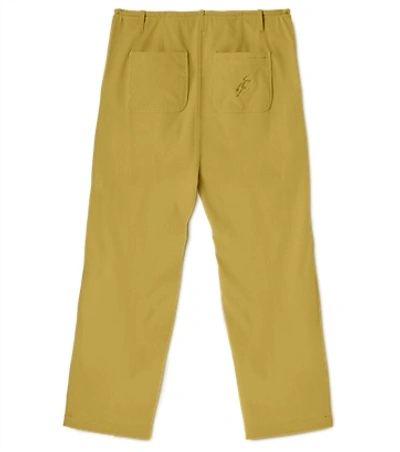 Shop Asics X Kiko Kostadinov Novalis Unisex Liatrisory Trousers In Medallion Yellow
