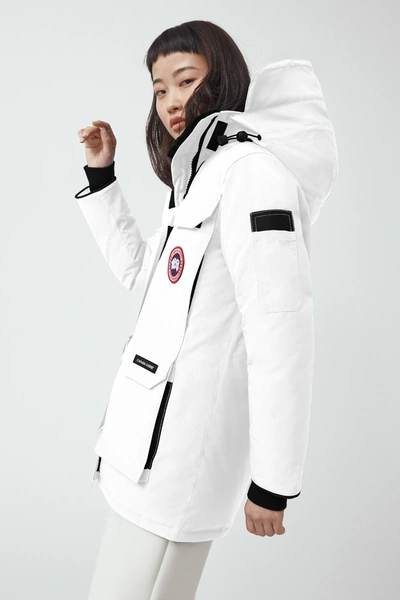 Shop Canada Goose Women Expedition Parka Fusion Fit Heritage In 433 White