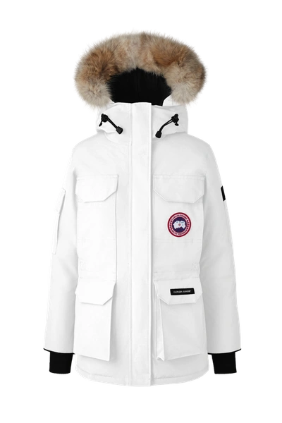 Shop Canada Goose Women Expedition Parka Fusion Fit Heritage In 433 White