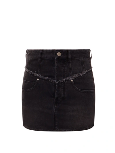 Shop Isabel Marant Denim Mini Skirt