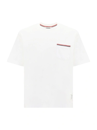 Shop Thom Browne T-shirt In White