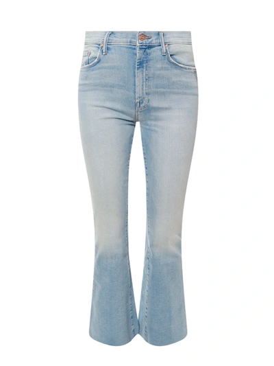 Shop Mother Flared Stretch Cotton Jeans