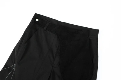 Shop Fffpostalservice Men Articulated Waist Bag Trousers V1 In Black