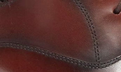 Shop Curatore Veneto Leather Oxford Shoe In Chestnut