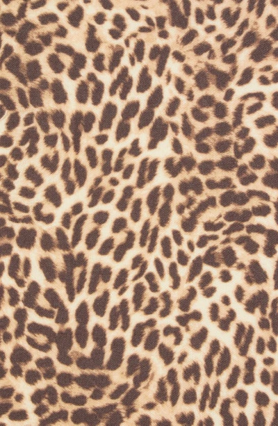 Vince Camuto Hazy Leopard Scarf In Sand