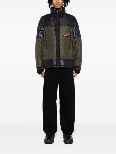 Junya Watanabe Nylon Short Down Jacket In Black