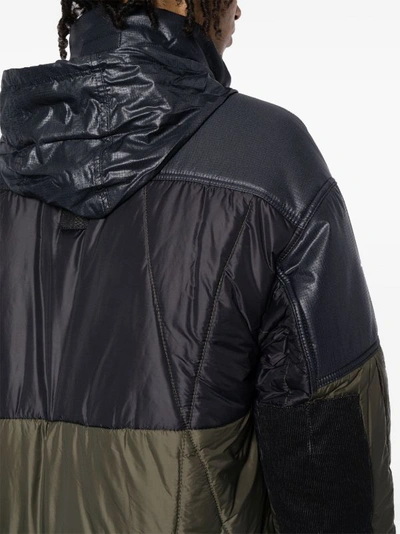 Junya Watanabe Nylon Short Down Jacket In Black