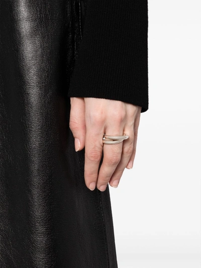 Maor Duo Nerk Polished-finish Ring In Silver