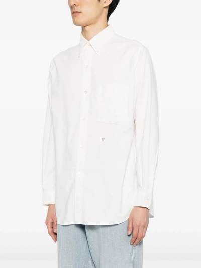 Shop Nanamica Nanaminca Men Button Down Wind Shirt In White