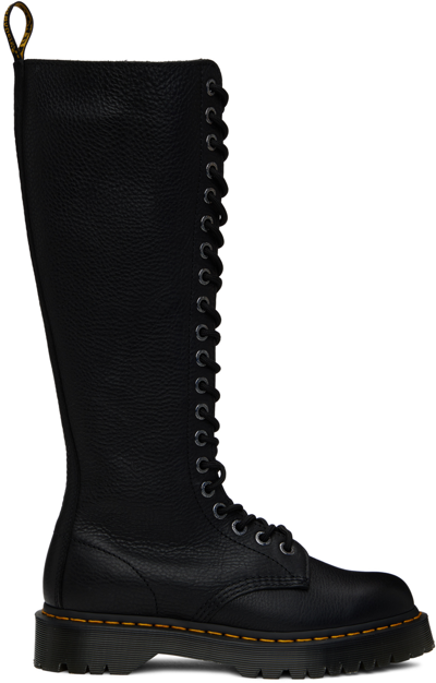 Shop Dr. Martens' Black 1b60 Bex Pisa Leather Boots