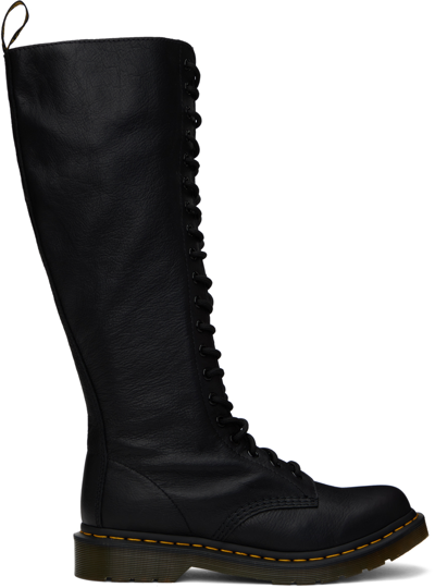 Shop Dr. Martens' Black 1b60 Virginia Leather Boots