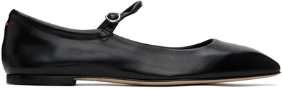 Aeyde Uma Nappa Leather Ballet Flats In Black