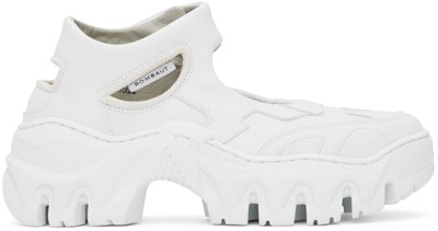 Shop Rombaut White Boccaccio Ii Ibiza Sneakers In White Future Leather