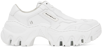 Shop Rombaut White Boccaccio Ii Low Sneakers