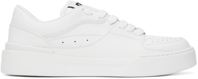 Shop Dolce & Gabbana White Roma Sneakers In 80001 Bianco