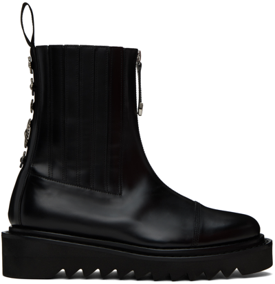 Shop Toga Virilis Ssense Exclusive Black Chelsea Boots