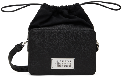Shop Maison Margiela Black Small 5ac Camera Bag In T8013 Black