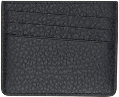 Shop Maison Margiela Black Four Stitches Card Holder In T8013 Black