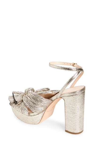 Shop Loeffler Randall Natalia Platform Sandal In Champagne