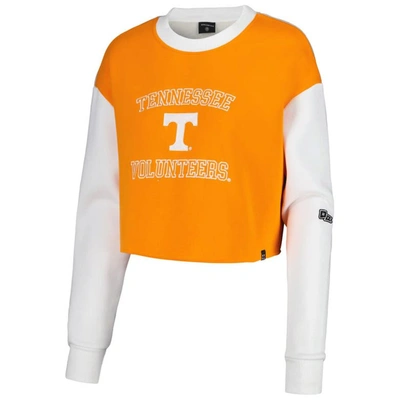 Shop Hype And Vice Tennessee Orange Tennessee Volunteers Colorblock Rookie Crew Pullover Sweatshirt