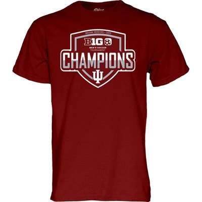 Shop Blue 84 Soccer Conference Tournament Champions Locker Room T-shirt In Crimson