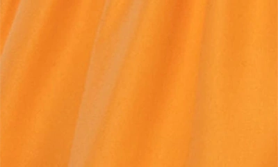 Shop Habitual Kids Kids' Ruffle Smocked Waist Fit & Flare Dress In Orange